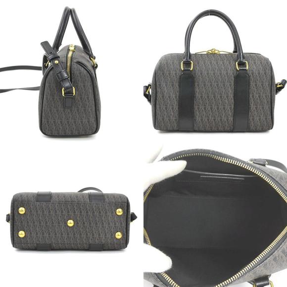 Saint Laurent Baby Duffle Handbag/Shoulder Bag in Coated Canvas, Black and - Picture 2 of 5